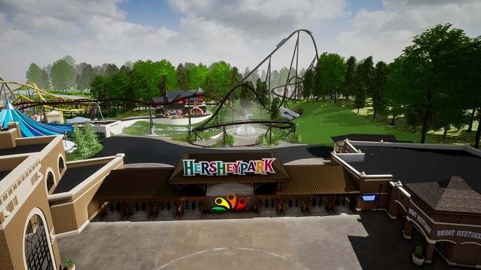 Hersheypark Unveils Its Newest Roller Coaster Candymonium Paste